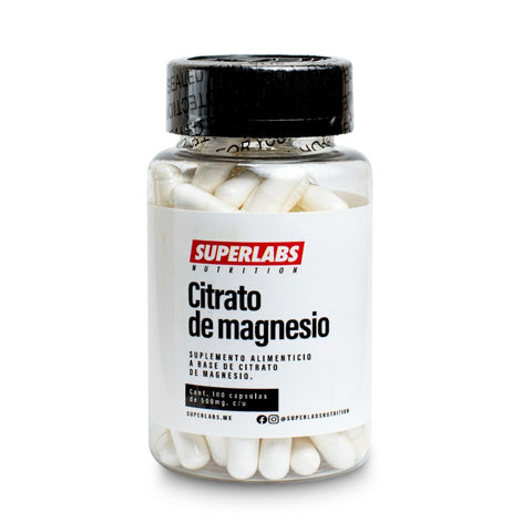 Citrato de Magnesio 500 mg 100 caps