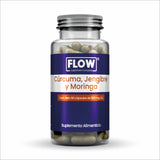 Cúrcuma, Jengibre y Moringa 90 caps