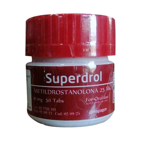Superdrol 25 mg 50 tabs