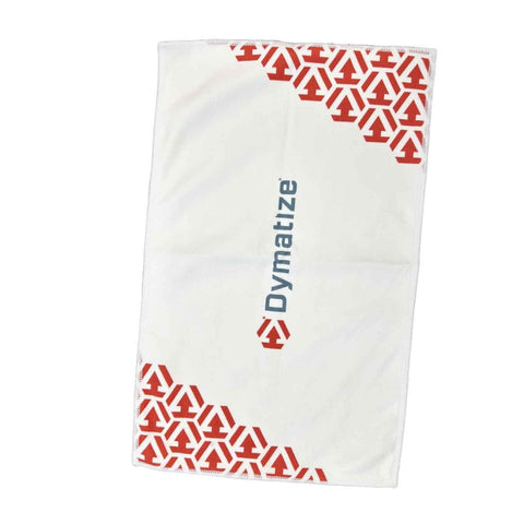 TOWEL GYM DYM RED W/ WHITE DYMATON